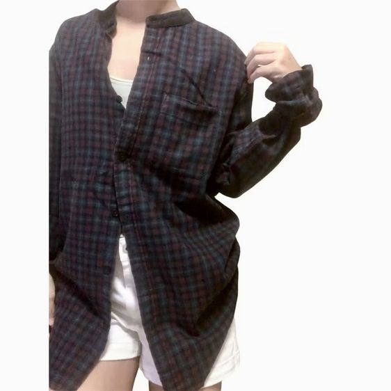 เสื้อเชิ้ต ใส่ได้ทั้งชาย หญิง ทรงตรง  รูปที่ 2