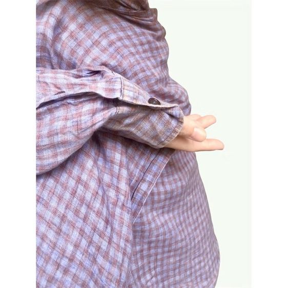 เชิ้ต แขนยาว ใส่ทำงาน ลำลอง เที่ยวเล่นได้ ใส่ได้ทั้งชาย หญิง ทรงตรง  รูปที่ 8