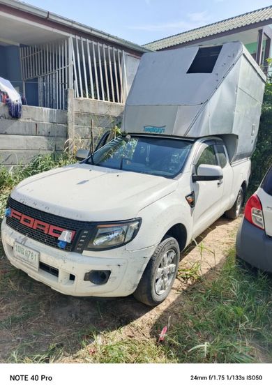 Ford Ranger 2014 2.2 Hi-Rider XLS Pickup ดีเซล เกียร์ธรรมดา ขาว รูปที่ 4