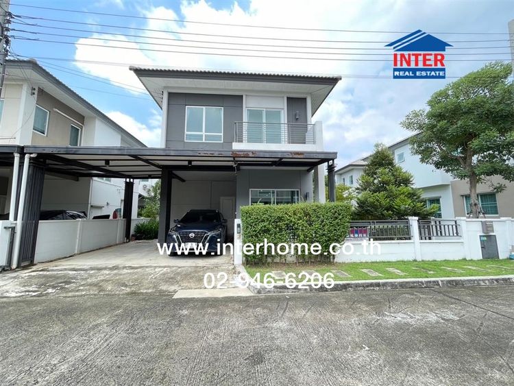 บ้านเดี่ยว 2 ชั้น 50 ตร.ว. หมู่บ้านเซนโทร เวสต์เกต ใกล้รถไฟฟ้าสายสีม่วง คลองบางไผ่ ถนนเลียบคลองบางไผ่ ถนนกาญจนาภิเษก บางบัวทอง นนทบุรี รูปที่ 3