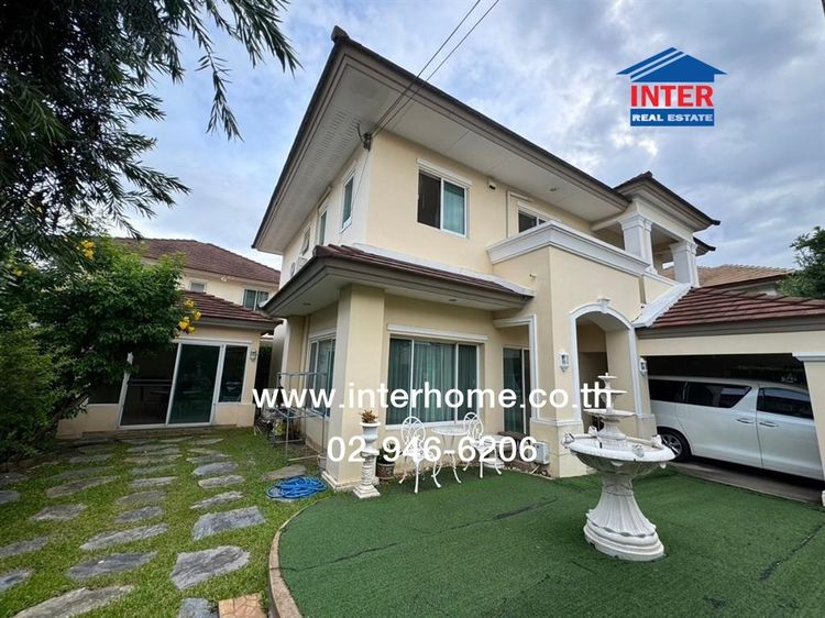 บ้านเดี่ยว 2 ชั้น 98.6 ตร.ว. หมู่บ้านเดอะ แกรนด์ พระราม2 ถนนกาญจนาภิเษก ถนนพระราม2 เมืองสมุทรสาคร สมุทรสาคร