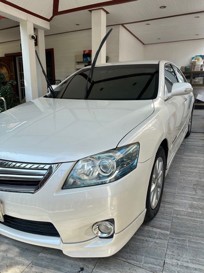 Toyota Camry 2011 2.4 Hybrid Sedan ไฮบริด ไม่ติดแก๊ส เกียร์อัตโนมัติ ขาว รูปที่ 4