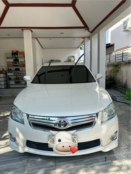 Toyota Camry 2011 2.4 Hybrid Sedan ไฮบริด ไม่ติดแก๊ส เกียร์อัตโนมัติ ขาว รูปที่ 3