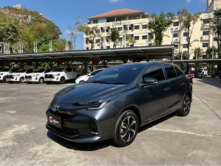 Toyota Yaris 2024 1.2 Smart Sedan เบนซิน ไม่ติดแก๊ส เกียร์อัตโนมัติ เทา รูปที่ 3