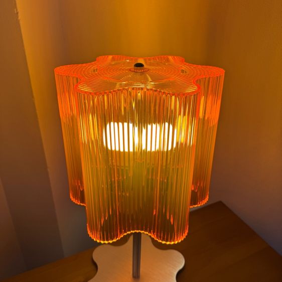 โคมไฟตั้งโต๊ะ ทรงวินเทจ สีเขียว สีส้ม ของใหม่เก่าเก็บมีหลายตัว รูปที่ 10