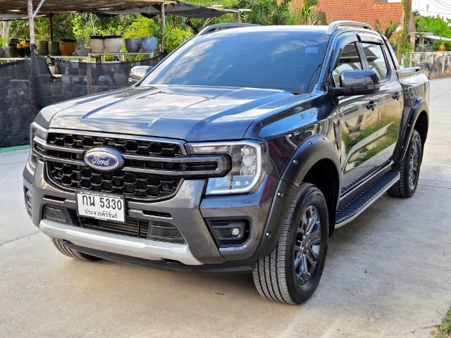 Ford Ranger 2023 2.0 Hi-Rider Wildtrak Pickup ดีเซล เกียร์อัตโนมัติ เทา รูปที่ 2