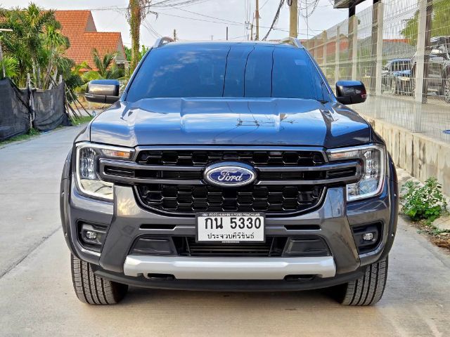 Ford Ranger 2023 2.0 Hi-Rider Wildtrak Pickup ดีเซล เกียร์อัตโนมัติ เทา รูปที่ 3