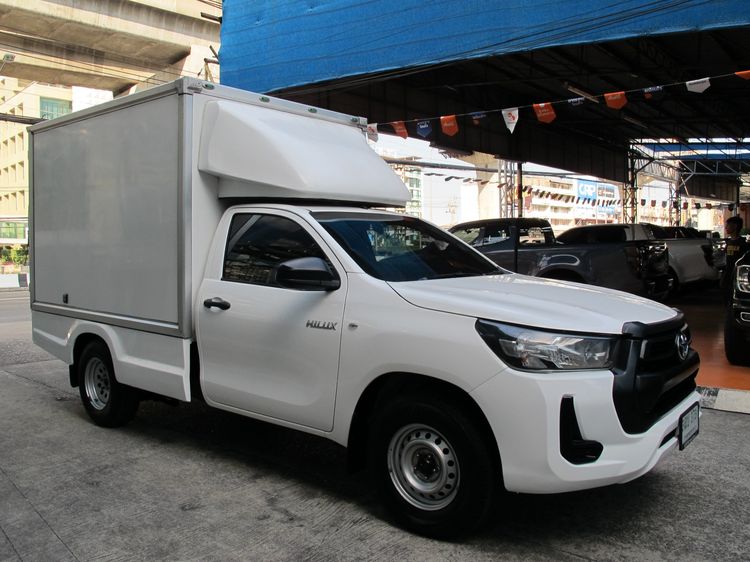 Toyota Hilux Revo 2022 2.4 Entry Van ดีเซล ไม่ติดแก๊ส เกียร์ธรรมดา ขาว รูปที่ 2