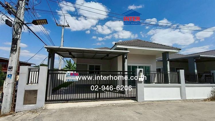 บ้านเดี่ยว 1 ชั้น 52.3 ตร.ว. หมู่บ้านเดอะพฤกษ์โฮม-ลาดหลุมแก้ว ใกล้วัดบ่อทอง ซอยตลาดอุดมทรัพย์ ถนนหมายเลข346 ถนนลาดหลุมแก้ว ลาดหลุมแก้ว ปทุม