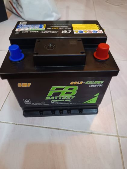 แบตเตอรี่รถยนต์ FB Battery รุ่น premium SMF Gold - 45LBN1 (DIN45) มือสองสภาพดี ใส่กับรถยนต์ อัลติส GR Sport 2019 ขึ้นไป  
