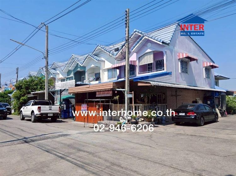 ทาวน์เฮ้าส์ 2 ชั้น 22.7 ตร.ว. หมู่บ้านอยู่เจริญ3 ลำลูกกา-คลอง4 ใกล้ตลาดกลางลาดสวาย ถนนลำลูกกา พระถนนพระองค์เจ้าสาย ลำลูกกา ปทุมธานี