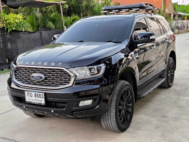 Ford Everest 2021 2.0 Titanium Plus 4WD ดีเซล เกียร์อัตโนมัติ ดำ รูปที่ 2