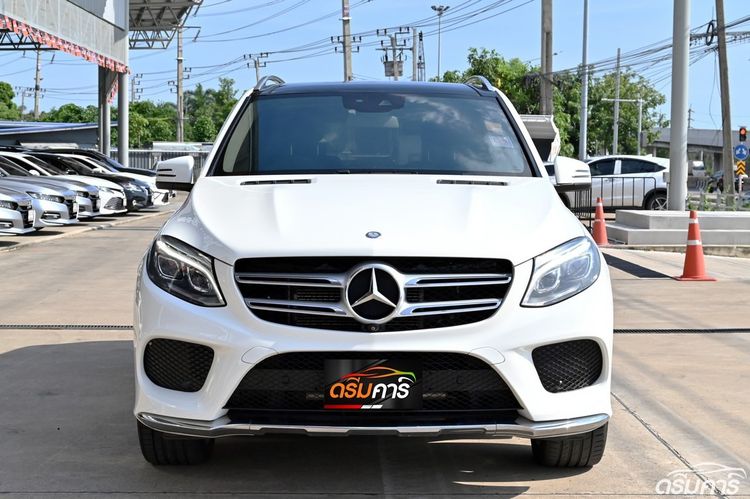 Mercedes-Benz GLE-Class 2017 GLE500 Utility-car ปลั๊กอินไฮบริด (PHEV) ไม่ติดแก๊ส เกียร์อัตโนมัติ ขาว รูปที่ 2