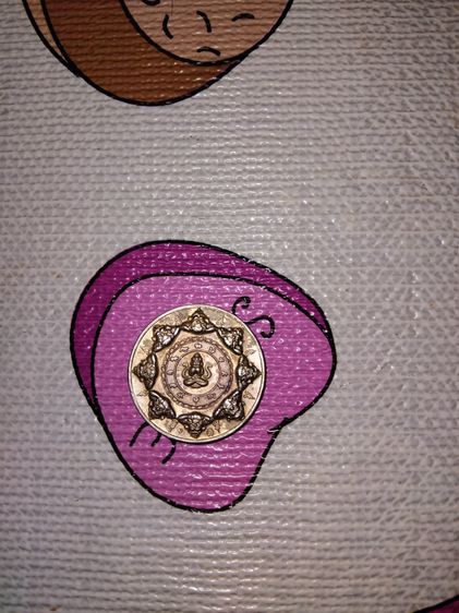 เหรียญจตุคามประทับบนพระราหู ด้านหลังปิดตาพังพระกาฬ และ 12 นักษัตร ด้านหลังตอก 2 โค็ด เนื้อเงิน สวย แท้ เก่า หายาก ไม่รู้ที่ องค์พ่อจตุคามราม รูปที่ 7