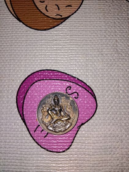 เหรียญจตุคามประทับบนพระราหู ด้านหลังปิดตาพังพระกาฬ และ 12 นักษัตร ด้านหลังตอก 2 โค็ด เนื้อเงิน สวย แท้ เก่า หายาก ไม่รู้ที่ องค์พ่อจตุคามราม รูปที่ 6