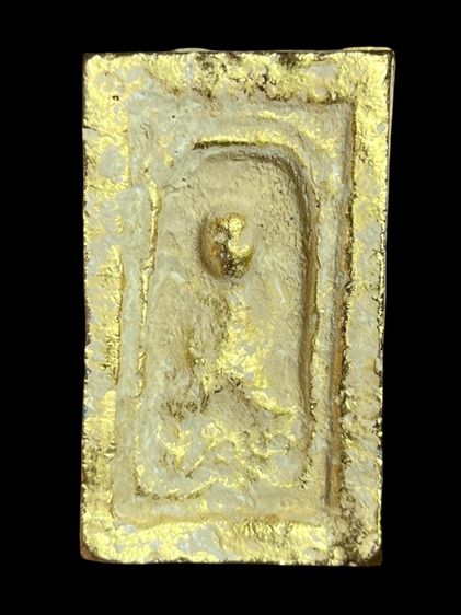 หลวงปู่ทวด พิมพ์สี่เหลี่ยม เนื้อเปียกทองหลังเจดีย์ เนื้อแบบนี้มีน้อยหายากน่าเก็บสะสม