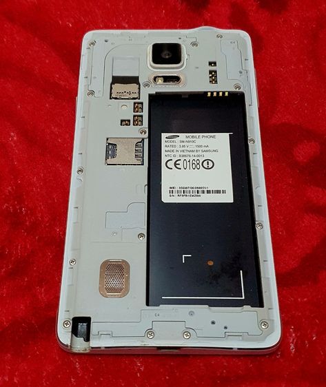 มือถือ SAMSUNG NOTE 4 สภาพดีใช้งานได้ปกติ แบต 2 ก้อน รูปที่ 4