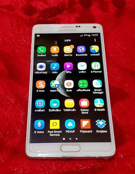 มือถือ SAMSUNG NOTE 4 สภาพดีใช้งานได้ปกติ แบต 2 ก้อน รูปที่ 2