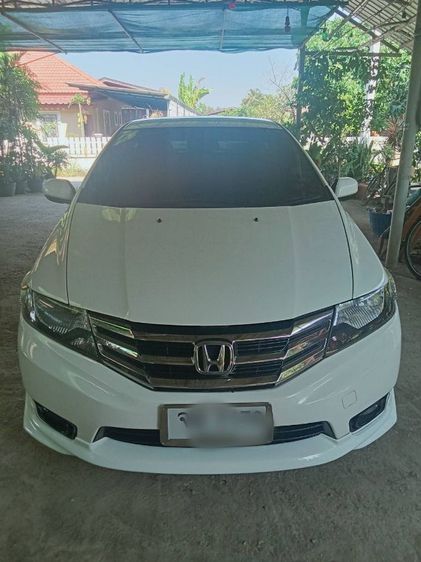 Honda City 2013 1.5 S i-VTEC Sedan เบนซิน ไม่ติดแก๊ส เกียร์อัตโนมัติ ขาว รูปที่ 2