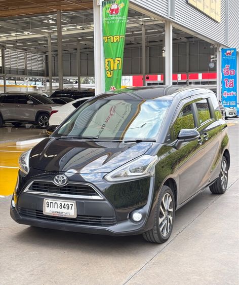 Toyota Sienta 2019 1.5 V Utility-car เบนซิน ไม่ติดแก๊ส เกียร์อัตโนมัติ ดำ รูปที่ 4