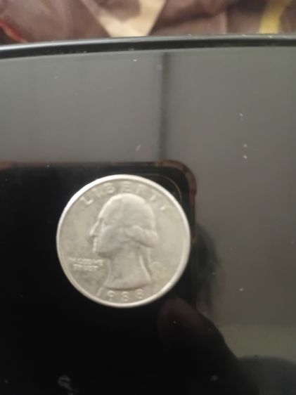 เหรียญ quarter   dollar 1988