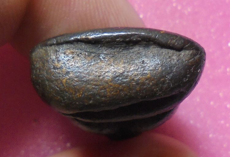 พระปิดตาเนื้อผงคลุกรัก ไม่ทราบที่ รูปที่ 3