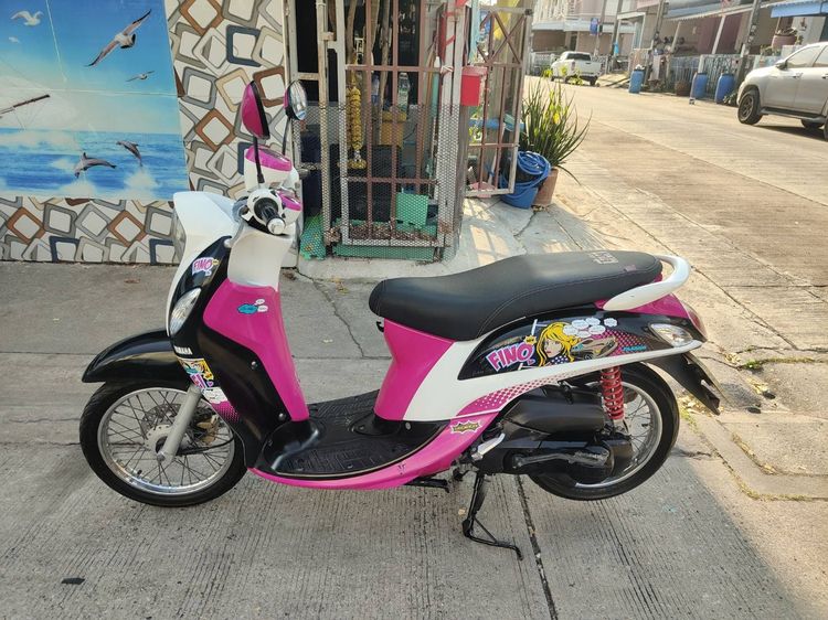 Yamaha 2013 🛵ยังไงก็ขาย Fino-Fi ปี 56 เครื่องดี สีสวย สตาร์ทมือ เล่มชุดโอนครบ+เปลี่ยนถ่ายน้ำมันเครื่องฟรี ส่งฟรี 30 กม.