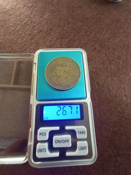 Victoria One Dollar Hong Kong 1867 รูปที่ 4