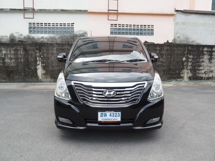 Hyundai H-1  2015 2.5 Elite Van ดีเซล ไม่ติดแก๊ส เกียร์อัตโนมัติ ดำ รูปที่ 3
