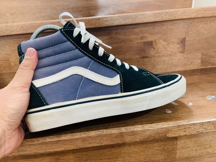 รองเท้า VANS SK8 แท้ 💯 เบอร์ EU 40.5 cm 26 คนเท้า 25.5-26.5 cm ใส่ได้ครับ สภาพดีมาก พื้นเต็ม ทรงสวย หายากน่าสะลมครับ รูปที่ 3