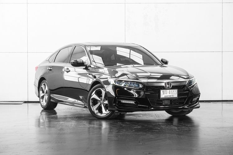 Honda Accord 2020 2.0 Hybrid Tech Sedan ไฮบริด ไม่ติดแก๊ส เกียร์อัตโนมัติ ดำ