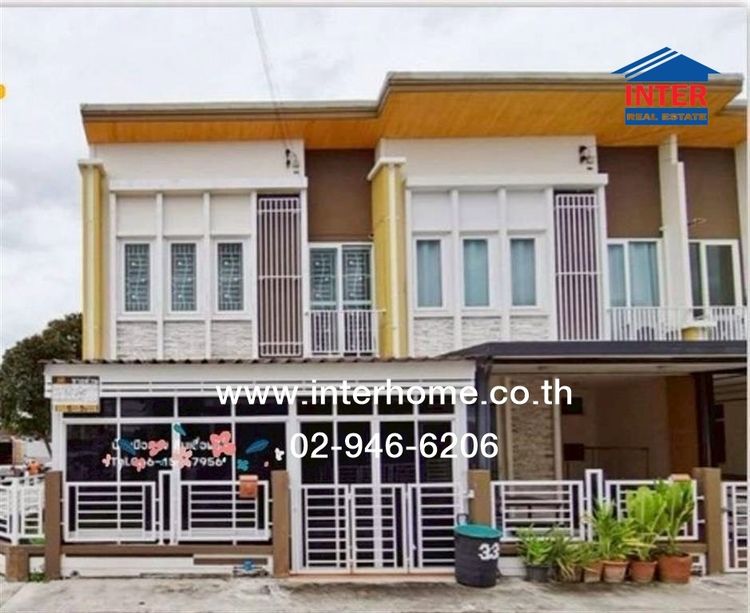ทาวน์เฮ้าส์ 2 ชั้น 23.8 ตร.ว. ทาวน์เฮ้าส์ ใกล้เดอะพาซิโอ รามคำแหง ถนนหมายเลข3901 ถนนราษฏร์พัฒนา เขตสะพานสูง กรุงเทพมหานคร