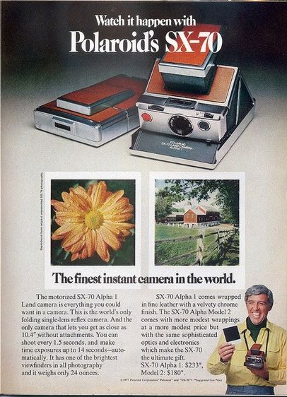 ขายจร้า Polaroid sx70 Alpha1 กล้องรุ่นสูงสุดของ Polaroid sx70  รูปที่ 7