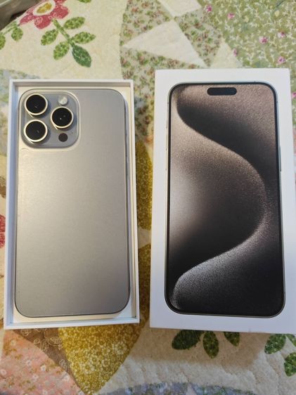 iPhone ไอโฟน 15 pro max 256 gb กล่องครบ สภาพใหม่มาก