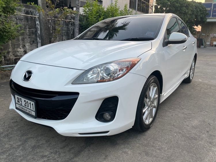Mazda Mazda3 2013 2.0 Maxx Sports Sedan เบนซิน ไม่ติดแก๊ส เกียร์อัตโนมัติ ขาว รูปที่ 4