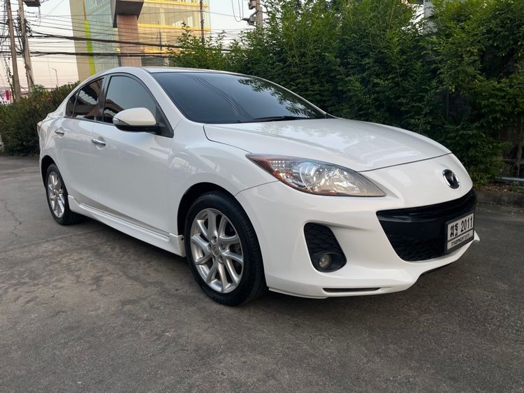 Mazda Mazda3 2013 2.0 Maxx Sports Sedan เบนซิน ไม่ติดแก๊ส เกียร์อัตโนมัติ ขาว รูปที่ 3