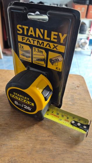 ตลับเมตรสแตนเล่ย์ ยาว 8 ม. ของใหม่มือหนึ่ง