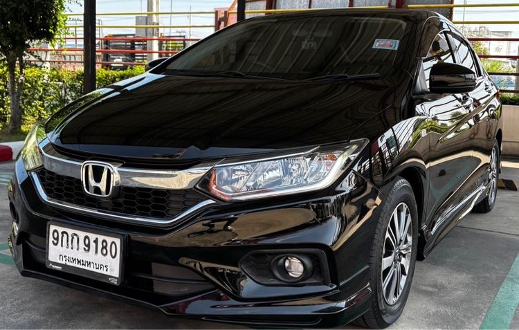 Honda City 2019 1.5 V Plus i-VTEC Sedan เบนซิน ไม่ติดแก๊ส เกียร์อัตโนมัติ ดำ รูปที่ 2