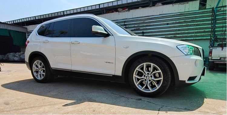 BMW X3 2013 2.0 xDrive20d Highline 4WD Utility-car ดีเซล ไม่ติดแก๊ส เกียร์อัตโนมัติ ขาว รูปที่ 2