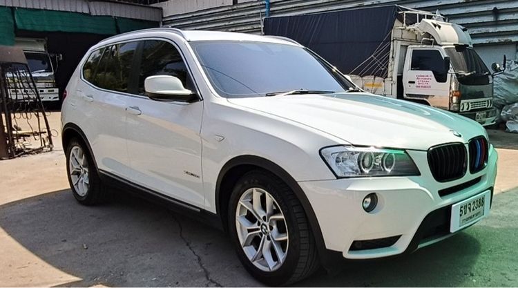 BMW X3 2013 2.0 xDrive20d Highline 4WD Utility-car ดีเซล ไม่ติดแก๊ส เกียร์อัตโนมัติ ขาว