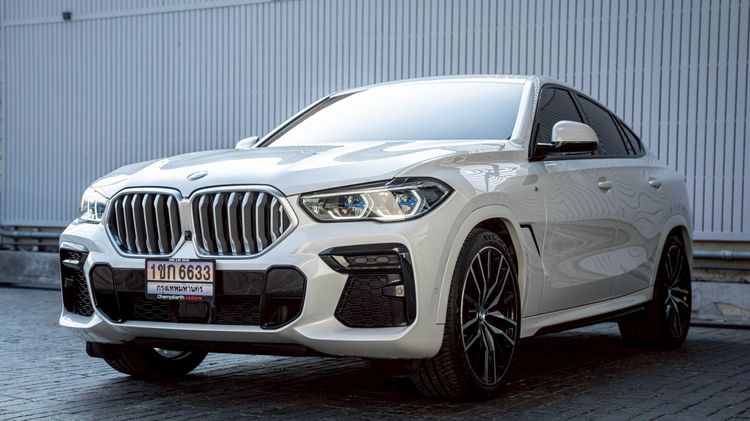 BMW X6 2022 3.0 xDrive40i M Sport Utility-car เบนซิน ไม่ติดแก๊ส เกียร์อัตโนมัติ ขาว รูปที่ 3