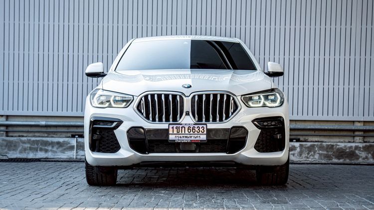 BMW X6 2022 3.0 xDrive40i M Sport Utility-car เบนซิน ไม่ติดแก๊ส เกียร์อัตโนมัติ ขาว รูปที่ 2