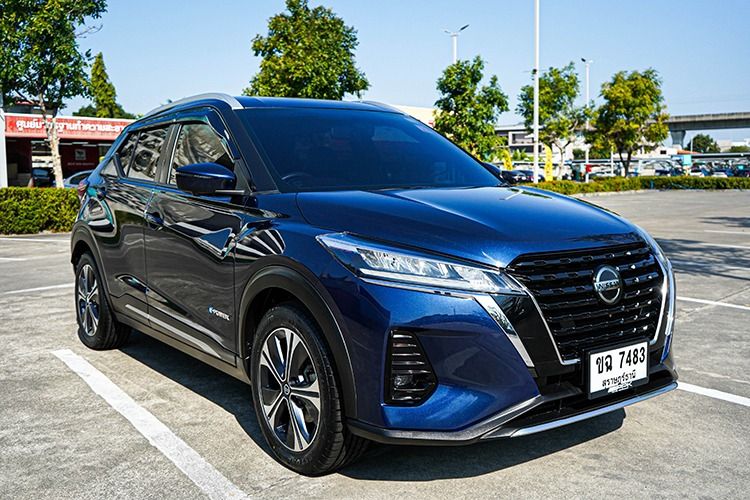 Nissan Kicks 2023 1.2 V Utility-car ไฮบริด เกียร์อัตโนมัติ น้ำเงิน รูปที่ 3