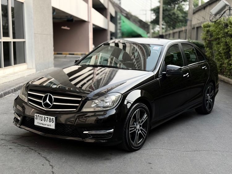 รถ Mercedes-Benz C-Class C200 Kompressor สี ดำ