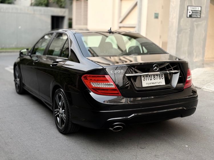 Mercedes-Benz C-Class 2014 C200 Kompressor Sedan เบนซิน ไม่ติดแก๊ส เกียร์อัตโนมัติ ดำ รูปที่ 2