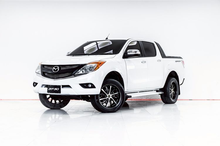 รถ Mazda BT-50 Pro 2.2 Hi-Racer สี ขาว