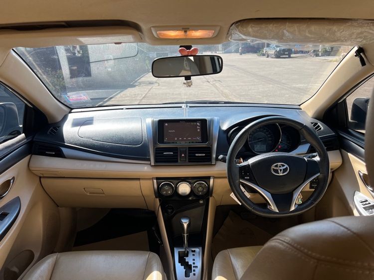 Toyota Vios 2014 1.5 G เบนซิน ไม่ติดแก๊ส เกียร์อัตโนมัติ ขาว รูปที่ 4