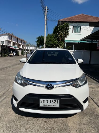 Toyota Vios 2014 1.5 G เบนซิน ไม่ติดแก๊ส เกียร์อัตโนมัติ ขาว รูปที่ 2
