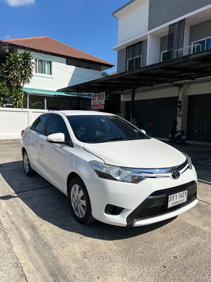 Toyota Vios 2014 1.5 G เบนซิน ไม่ติดแก๊ส เกียร์อัตโนมัติ ขาว รูปที่ 3