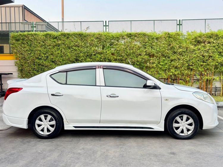 Nissan Almera 2013 1.2 E Sedan เบนซิน ไม่ติดแก๊ส เกียร์อัตโนมัติ ขาว รูปที่ 4